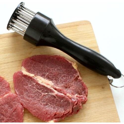 Kitchen Stainless Steel Gadget Meat Tenderizer Needle Steak Pork Chops Loose Household Hammer Food Cooking Tool