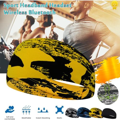 Washable Sleep/Sport Headband Headset Speaker Wireless Bluetooth 5.0 Headwear Headphones Running Earphones Sleeping Headband Hat