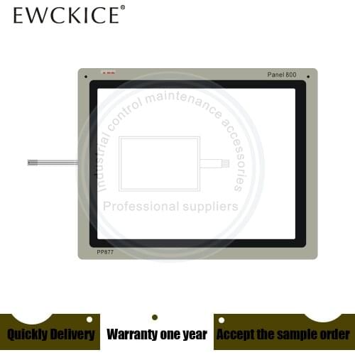 NEW Panel 800 PP877 HMI PLC Touch screen AND Front label Touch panel AND Frontlabel