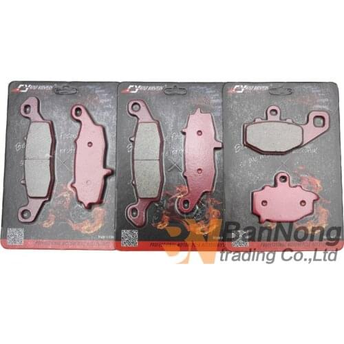 Front and Rear Brake Pads for Kawasaki KLE 650 KLE650 Versys 07-13 ER6F ER-6F 06-13 ER6N ER-6N 06-13 Z750 Z750S ZR750 04-07