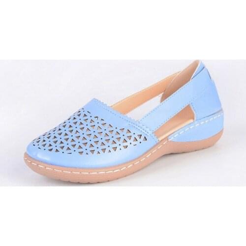 Womens Sandals 2021 Summer Handmade Ladies Shoes Leather Breathable Sandals Women Flats Retro Style Cusomized Support Slipper