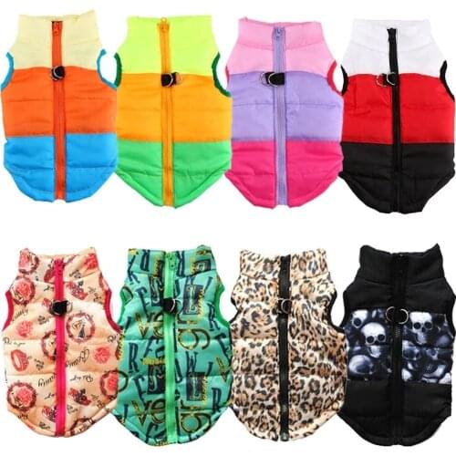 Warm Dog Clothes For Small Dog Windproof Winter Pet Dog Coat Jacket Padded Clothes Puppy Outfit Vest Yorkie Chihuahua Clothes