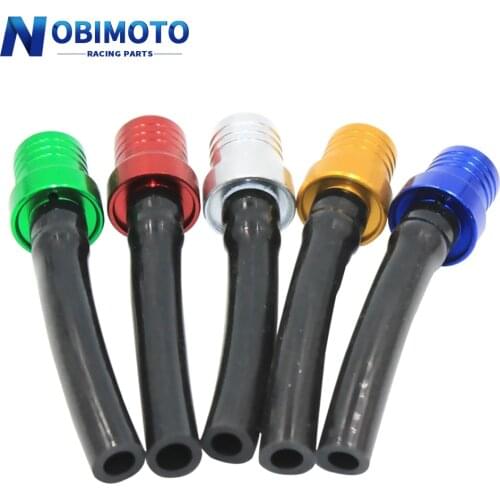 NOBIMOTO Universal CNC Aluminum Fuel Tank Air Vent Gas Cap oil Vent For CRF YZF RMZ KXF Motocross Dirt Pit Bike CNC-179-2