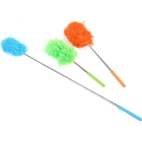 1pc Duster Accessories Microfiber Dusting Brush Extend Stretch Feather Home Dust Cleaner Car Furniture Household Cleaning Brush