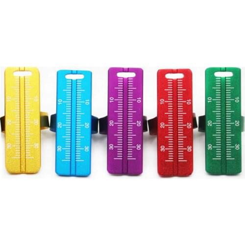 1 pcs Dental instrument Aluminium Alloy Colorful Dentistry Ring Ruler Root Canal Measuring Tool for Endodontic Dentist tools