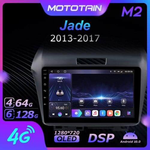 1280*720 Android 10.0 Mototain Car Multimedia Auto Radio for Honda Jade 2013 - 2017 4G LTE Audio GPS Player 8 Core 6G 128G