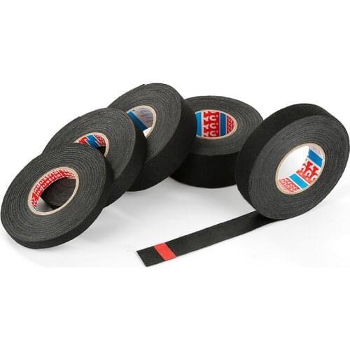 15 Meter Heat-resistant Flame Retardant Tape Coroplast Adhesive Cloth Tape For Car Cable Harness Wiring Loom Protection
