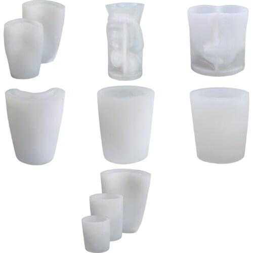 3D Portrait Candle Epoxy Resin Mold Hug Family Aromatherapy Plaster Silicone Mould DIY Crafts Ornaments Casting Tool