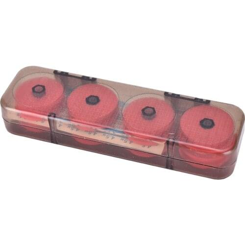 8Pcs/lot Foam Winding Board Fishing Line Shaft Bobbin Spools Tackle Box RED Utility Line Box Fishing Tackle Boxes Wholesale