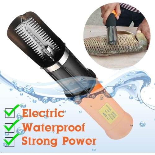 Cordless Electric Fish Scaler Cleaner Fish Scale Remover Machine Scale Scraper Descaler Fish Knife Peeler Seafood Tool