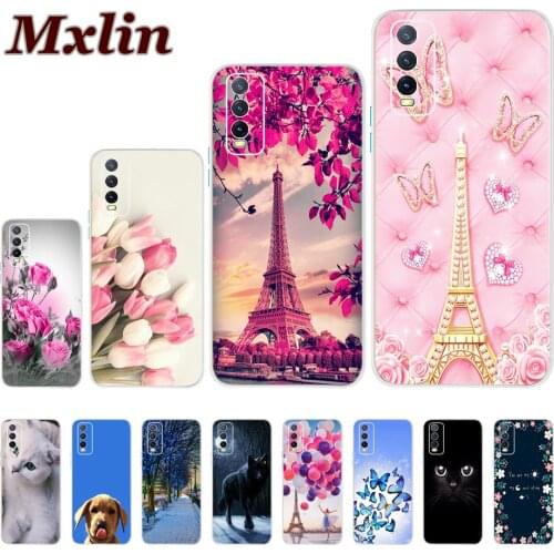 For Vivo V20 SE Case Silicone Cover For Vivo V20 2020 Phone Case Soft Cute Cartoon Covers 6.44" For Vivo V20SE V2022 V 20 Bumper