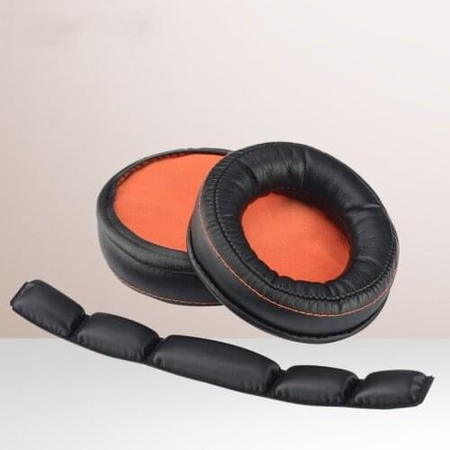 For SteelSeries Siberia 840 800 Wireless Headphones Headset Repair Parts Replacement Ear pads Cushion Cup Cover Earpads Headband