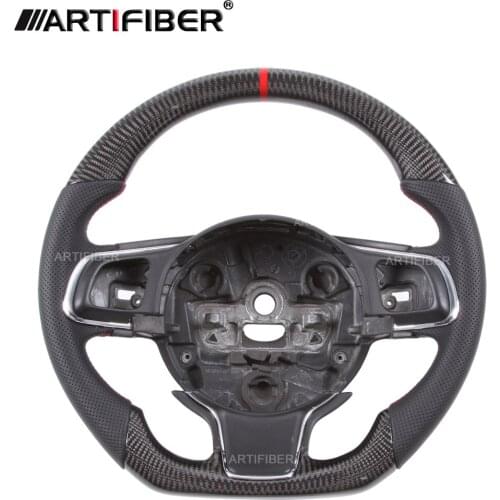 Race display 100% Real Carbon Fiber Steering Wheel for Jaguar XE, XF, F-Type,F-Pace,E-Pace