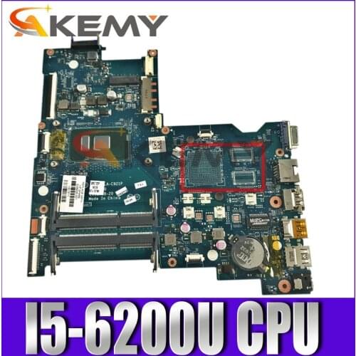 For HP 250 G4 15-AC 15-AY Laptop Motherboard ASL50 LA-C921P MB With I5-6200U CPU DDR3L 100% Fully Test 828926-001 828926-601 501