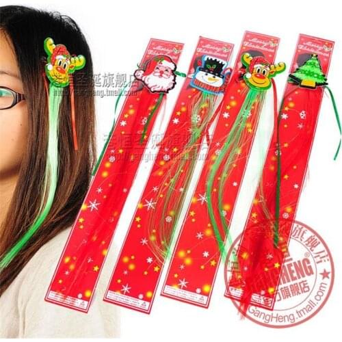 Cute Christmas Hairpin Santa Claus Hairband Christmas Party Headdress Christmas Decor Girls Gift Freeshipping 12pcs/lot