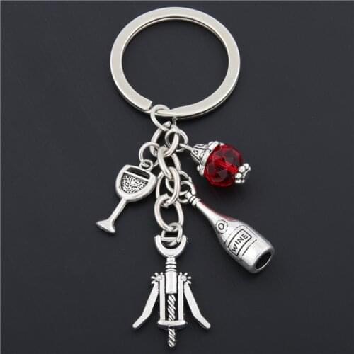 Trendy Barber Hip Hop Punk Style Alloy Shaving Knife Keychain 3D Vintage Scissors Hair Clipper Hair dryer keychain Jewelry