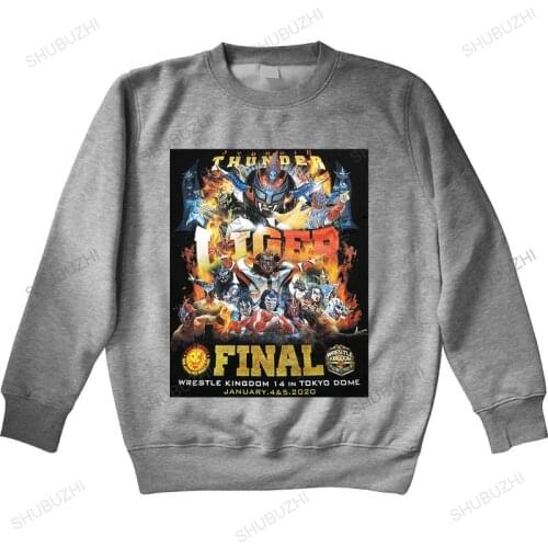 Men streetwear sweatshirt Njpw Jushin Thunder Liger Liger The Final hoodies mens shubuzhi hoodies