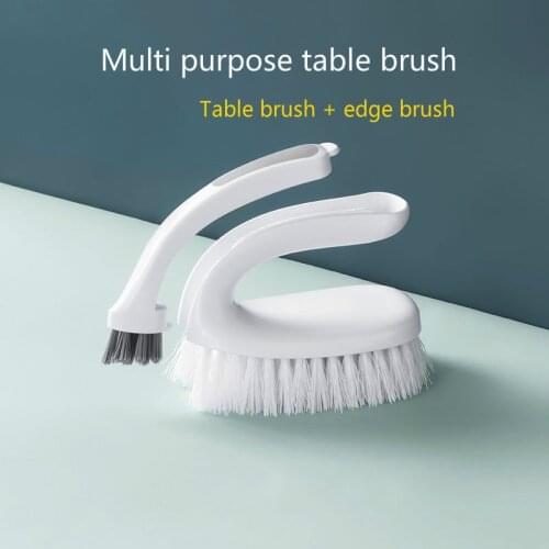 New life tool two in one design multi-purpose table top brush, family life upgrade product table top brush, edge seam brush