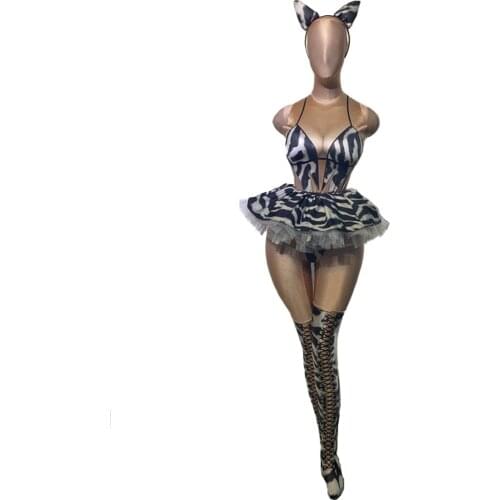 New Jazz Dance Costume Multi-Color Mesh Bodysuit DJ Women Celebrate Singer Leotard Stage Wear Cosplay Bar Nightclub Party Outfit