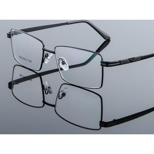 Seemfly Men Women Ultralight Titanium Alloy Glasses Frame Classic Clear Lens Eyeglasses Spectacle Unisex Eyewear Oculos De Grau