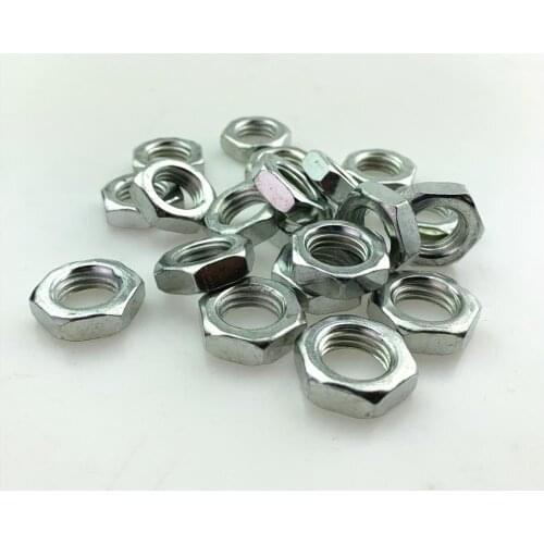 Galvanized hexagon thin nut GB6172 thin nut outer hexagon screw cap
