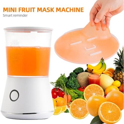 DIY Facial Mask Maker Machine Mini Smart Self-made Natural Vegetable Collagen Fruit Mask Automatic Beauty Device Home Use Spa
