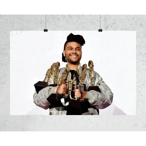 H060 The Weekend Music Star Wall Sticker Silk Poster Art Home Decoration