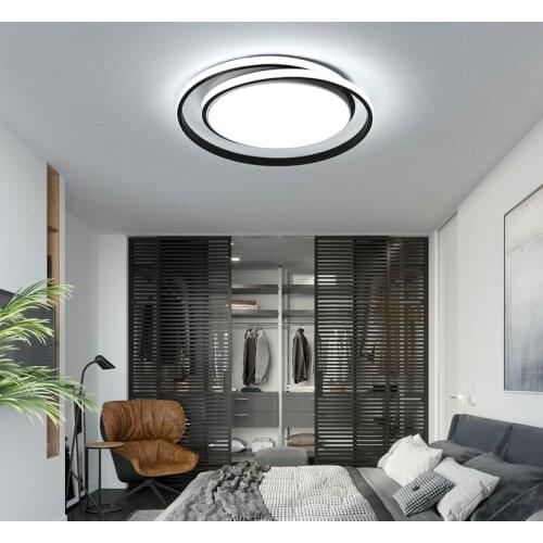 Modern Led Ceiling Lights Black/Gold Ceiling Lamp for Living room Bedroom Studyroom led lights for room Ceiling Light Fixtures