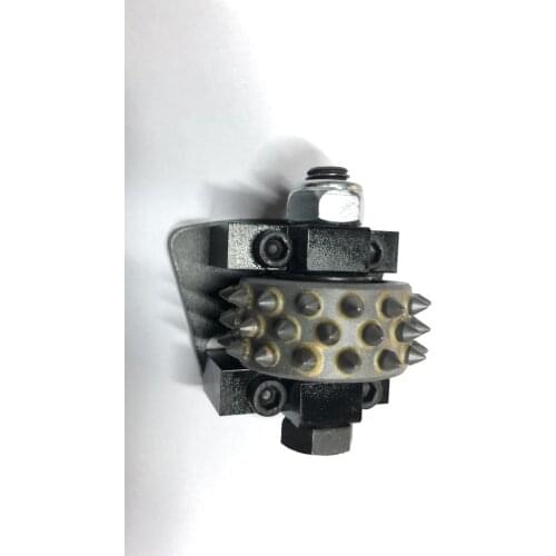 Trapezoid brush hammer roller M9 hole 30 pins