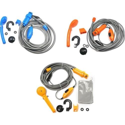 Universal Car Washer Shower Set Portable Electric Pump Outdoor Camping Travel Car Washer Hiking Pet Washer