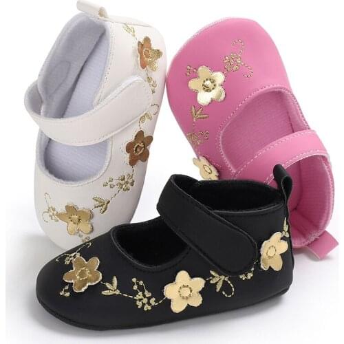 Spring and Autumn 0-1 years old female baby non-slip princess shoes baby toddler shoes