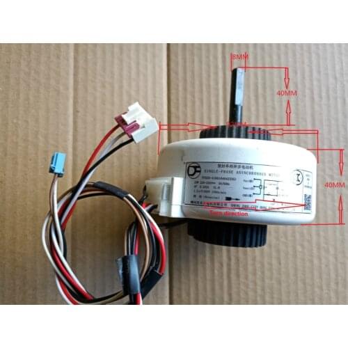 YYS20-4 plastic sealed single-phase asynchronous motor 0010404233G fan motor for Haier air conditioner