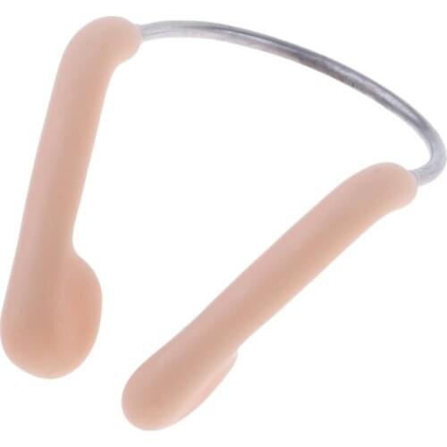 1 Pair Swim Nose Clips Flexible Swimming Diving Nose Protector Silicone Plugs