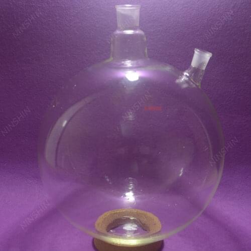 10L,10000ml ,Round bottom flask ,two necks,Glass Boiling Flask,2-necks,Lab flask,Ground joint and the neck could be customized