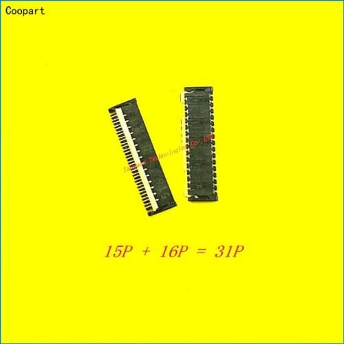 2pcs/lot Coopart New LCD Display FPC Connector On Mainoard for Asus fonepad 7 FE7010CG FE170CG ME170 ME170C K012 k017