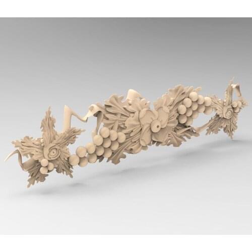 Carving flower 3D model for cnc 3D carved figure sculpture machine in STL file 3D furniture decoration Decor