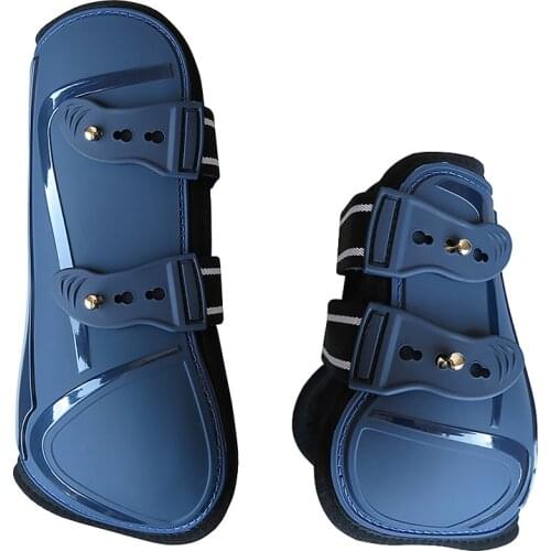 Free shipping horse tendon boots,PU hard shell,neoprene lining