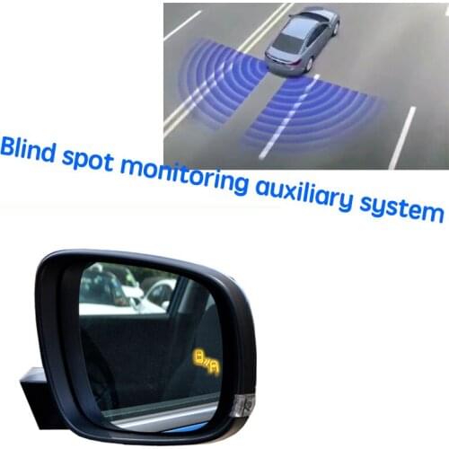 Car BSD BSM BSA Blind Area Spot Warning Drive Mirror Rear Radar Detection System For Qoros 5 2016~2020