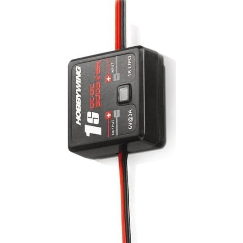 Hobbywing 1S DC-DC External BOOSTER Power Boost Module Bec Step Up Boost Power Module for 1:12 Rc Car