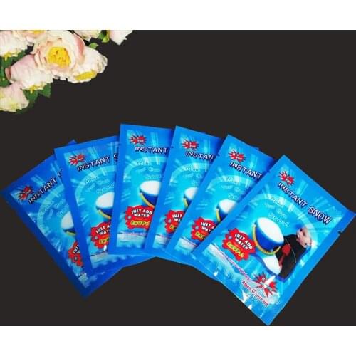1pcs artificial snow instant fluffy snow powder snowflake Super absorbent frozen magic party wedding decoration Christmas gift