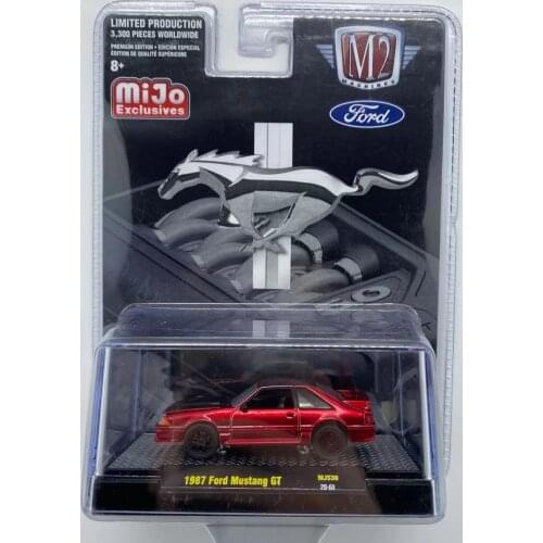 M2 machines 1:64 1987 Fords MUstang GT Collection Metal Die-cast Simulation Model Cars Toys