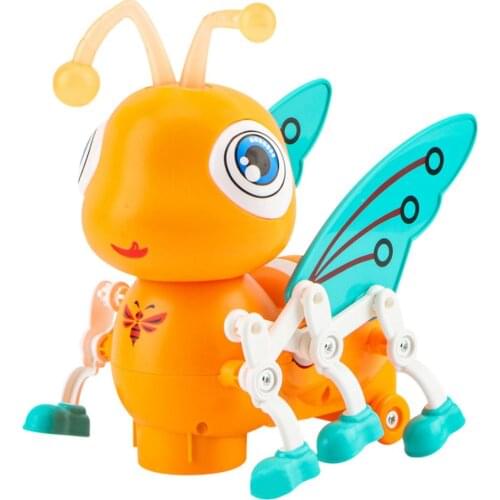 Musical Bee Car Toy with Lights Kids Electric Animal Music Toys