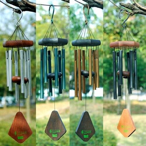 Outdoor Living Wind Chimes Yard Garden Tubes Bells Copper Antique Windchime Wall Hanging Home Decor Decoration wind chimes