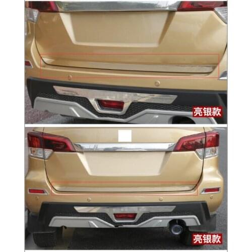Stainless Steel Trunk Lid Tailgate Cover Trim Back Door Decoration Strip Fit For Nissan Terra 2018-2020