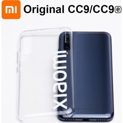 2019 NEW Original Xiaomi CC9 Case Original Xiaomi CC9e Cover Ultra Thin Light Phone Fashion PC Shell CC9 CC9e Transparent Case
