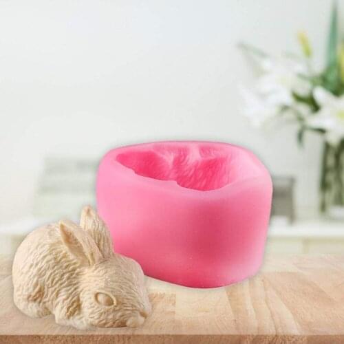3D Rabbit Mould Pastry Fondant Cake Dessert Baking DIY Decoration Silicone Tools Cake Tray Oven Molds Dessert Silicone Mold