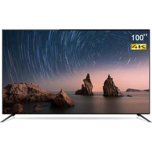 80 90 100 inch TV French German Spanish English Portuguese Russian wifi TV Android 7.1 RAM 1.5G ROM 8G t2 led TV television