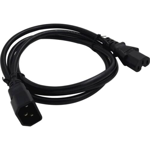 Power Extension Cable Cord Lead IEC 320 C14 To C15 For PC Computer UPS