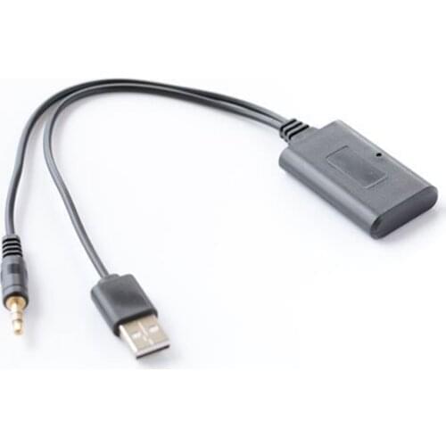 Universal Car Wireless Bluetooth-compatible Receiver USB 3.5MM Aux Media Bluetooth-compatible 5.0 Music Player Audio Adapter