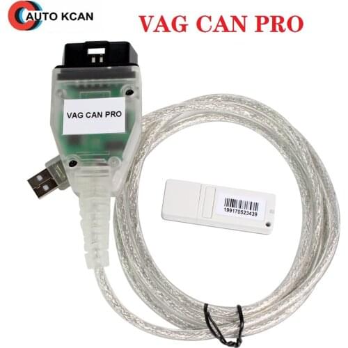 VAG CAN PRO V5.5.1 with FTDI FT245RL Chip VCP6 OBD2 Diagnostic Interface vag can pro USB Cable Support Can Bus UDS K Line
